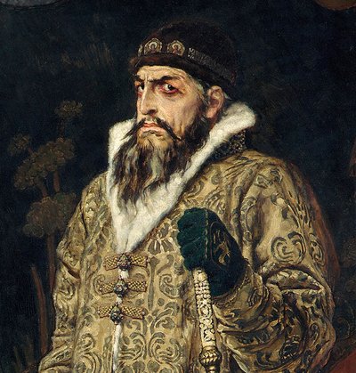 Tsaar Ivan de Verschrikkelijke door Viktor Mikhaylovich Vasnetsov